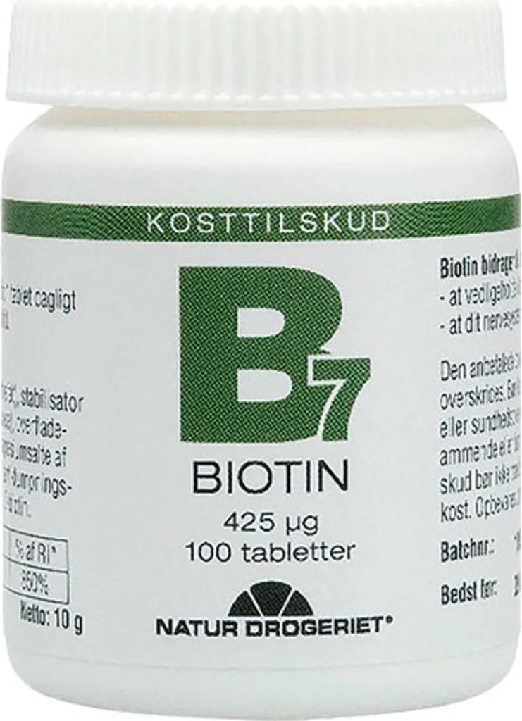Biotin B7 - 100 tab - Natur Drogeriet