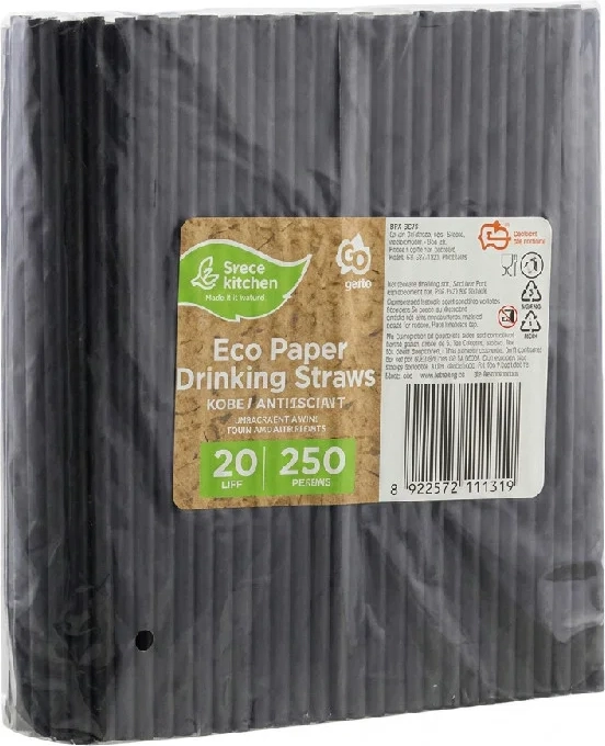 Papierröhrchen Schwarz 8x252 Mm/ 200 Stk