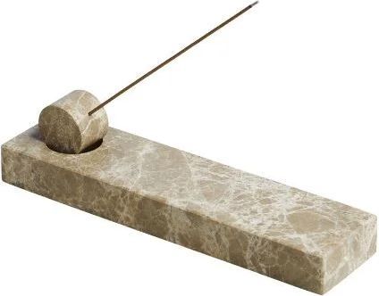Woud Monolith Røgelsesholder 20 cm Light Brown