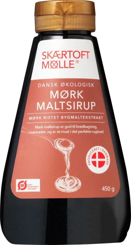 Maltsirup mørk Dansk Økologisk - 450 gram - Skærtoft mølle