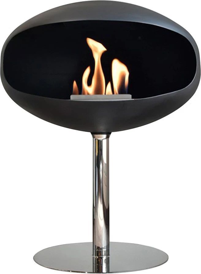 Cocoon Pedestal Negro | Bioetanol-chimeneas.es