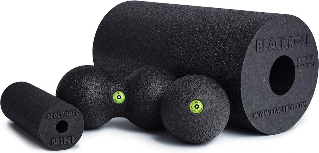 blackrollblackbox-sæt med foam roller & fascia balls