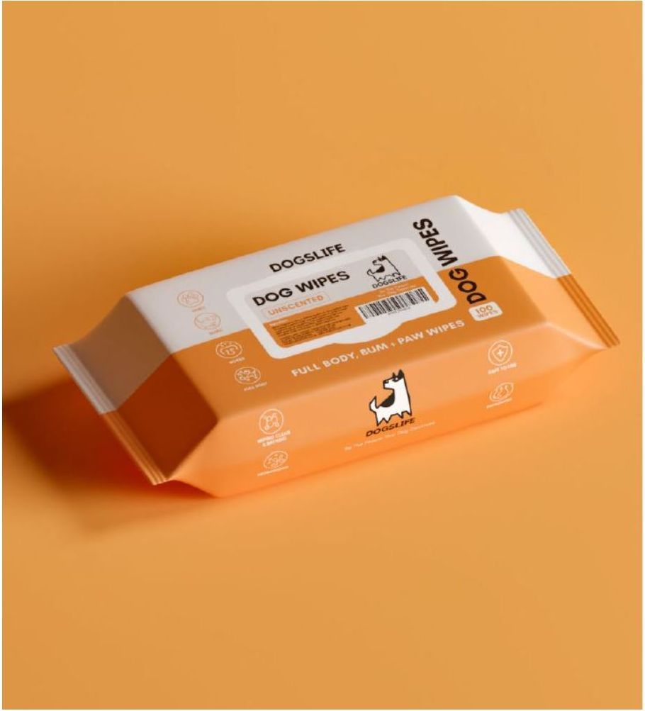 Dogslife Uparfumerede Servietter 100 stk