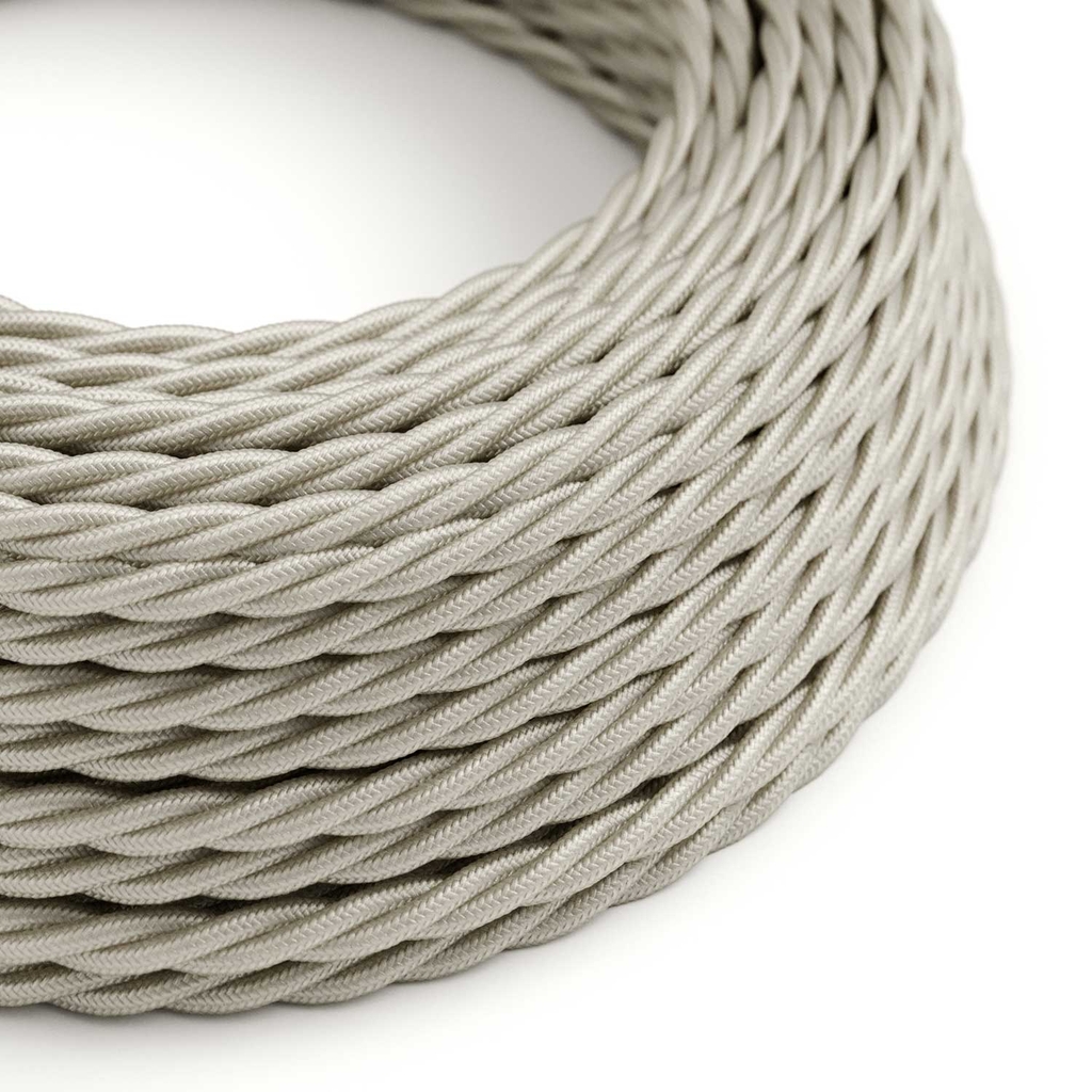Creative Cables Snoet Stofledning Viskose Mørkegrå