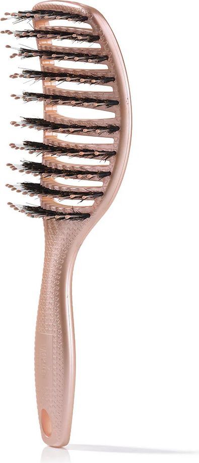 hårbørste med vildsvinehår 💕 curvy brush fra yuaia 💖