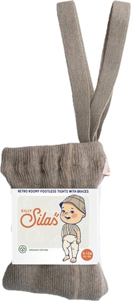 Silly Silas Roomy Footless Peanut Blend Str. 6-12 mdr