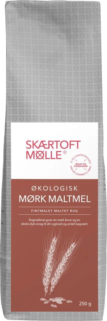 maltmel mørk økologisk - 250 gram - skærtoft mølle