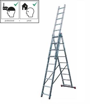krause stige universal 3 x 9 trin aluminium