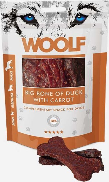 Woolf Big Bone of Duck with Carrot 100g