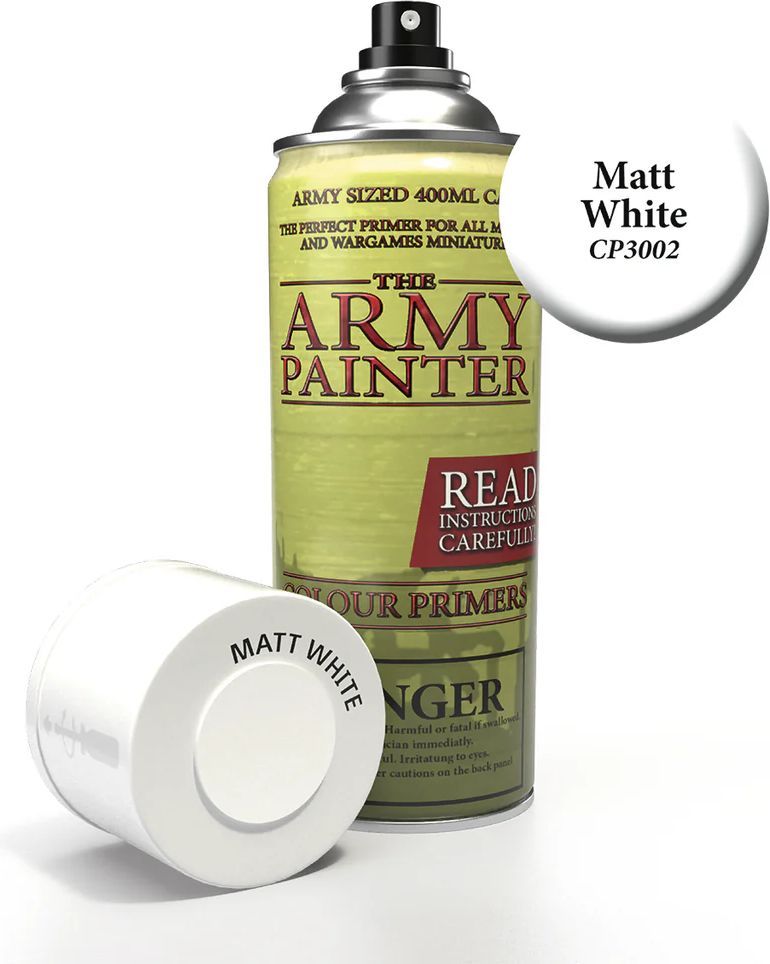 The Army Painter Colour Primer Matt White 400ml
