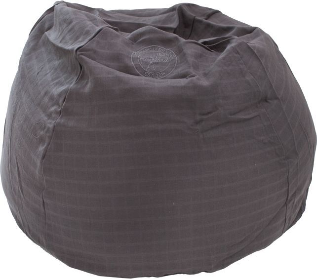 Markland Pure Musselin Sækkestol, Dark Grey