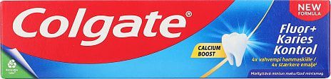 Colgate Tandpasta karies kontrol