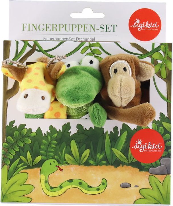 Sigikid Fingerbamser Jungle 12 cm