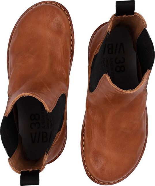 HELSINKI Leather Cognac Brown