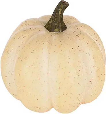 pynte græskar – hvid – ø: 10/16 cm