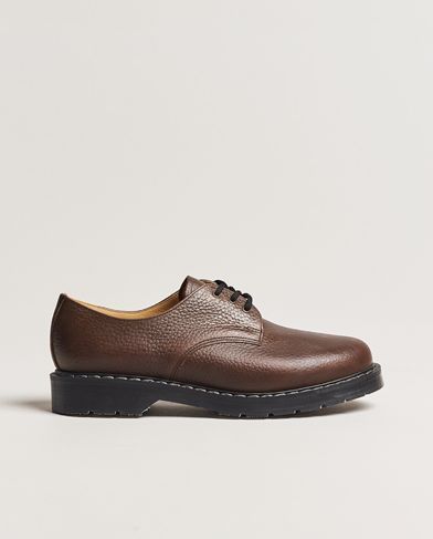 Solovair Eye Gibson Shoe Brown Grain