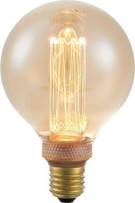 LED Vintage Globe Amber G95 Dæmpbar E27