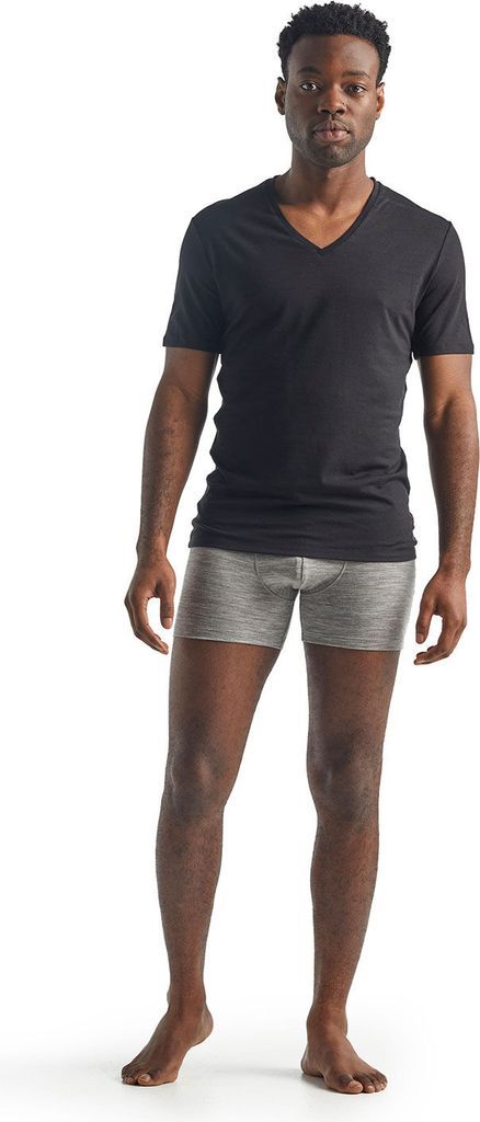 Icebreaker Anatomica S/S V Merino undertøj hvid