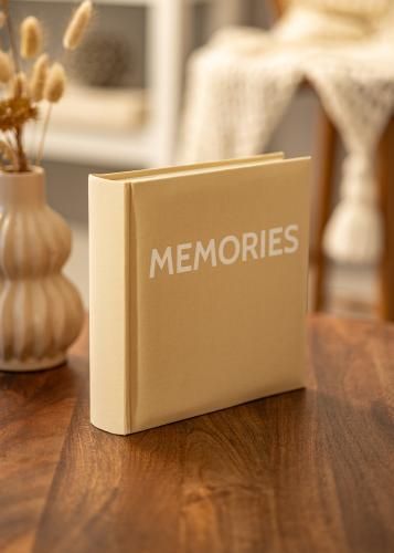 memories linen album beige - 200 billeder i 10x15 cm