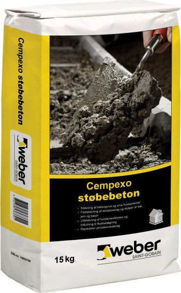 Weber Saint-Gobain Cempexo Støbebeton 15 kg