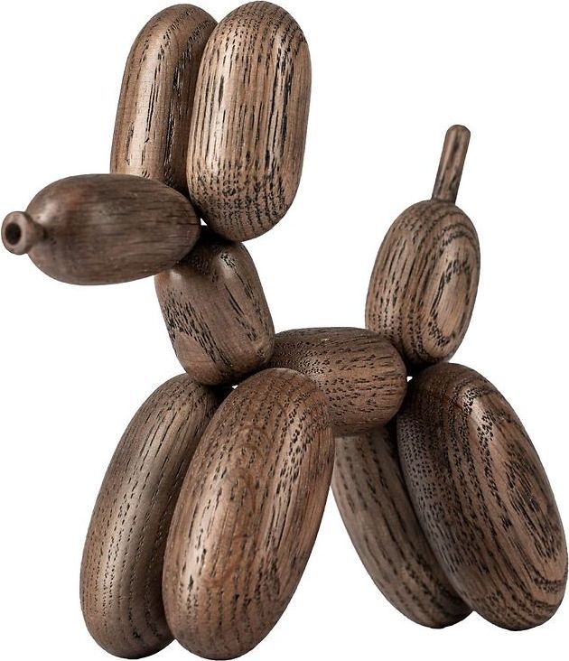 boyhood ballon dog h30 cm, røgbejdset eg