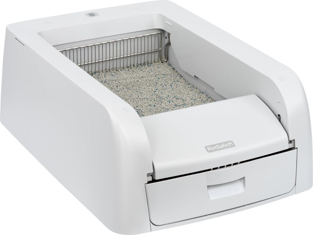 petsafe - scoop-free automatisk katte bakke til krystaller og klumpende kattegrus - lugthæmmende