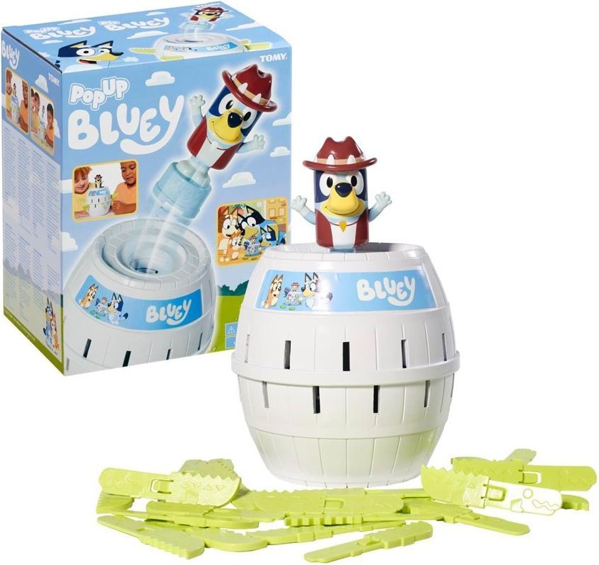 tomy pop up bluey