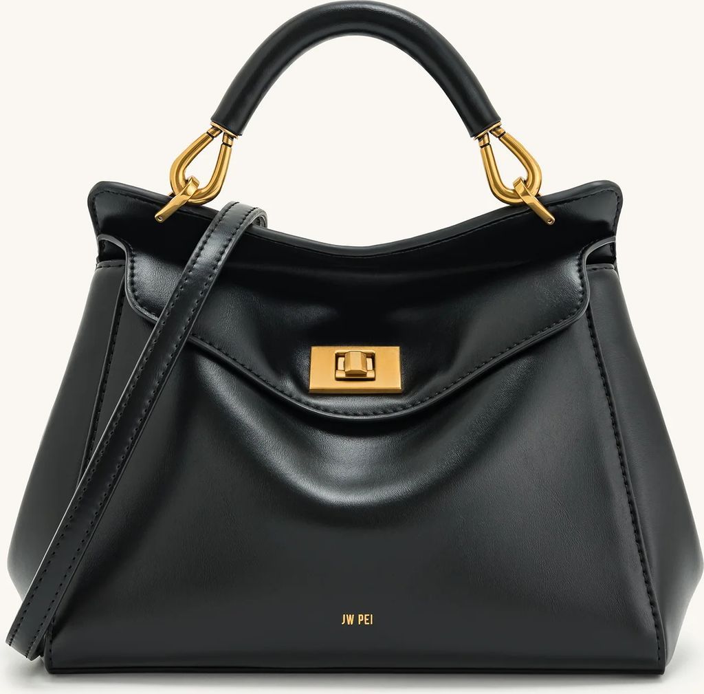 Lucia Klassische Top-Handtasche - Schwarz