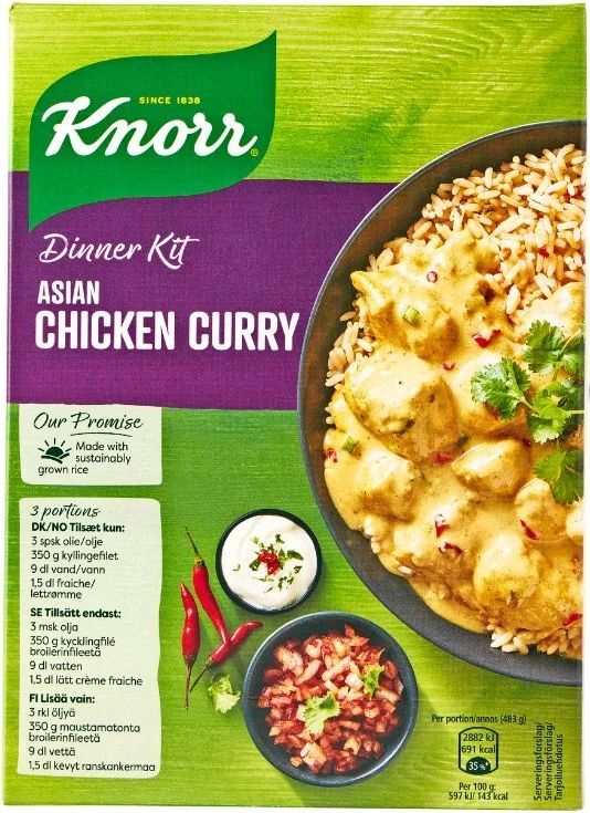 Knorr Asian Chicken Curry