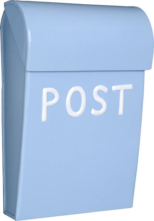 Postkasse - Lyseblå