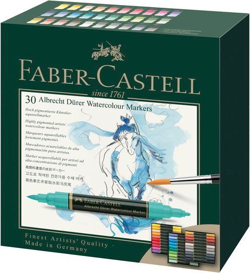 Faber-Castell Albrecht Dürer Watercolour Markers Gift Box of 30