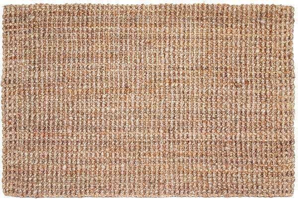 dixie dørmåtte i jute - mørk natur, 60 x 90 cm.