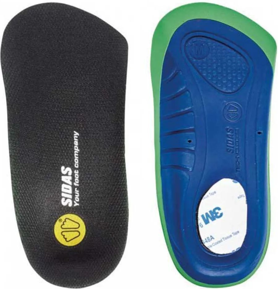 Sidas Comfort 3D 1/2 Såler Sort 35-36