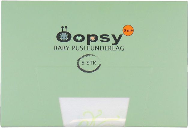 oopsy engangs pusleunderlag multiprint (5 stk)