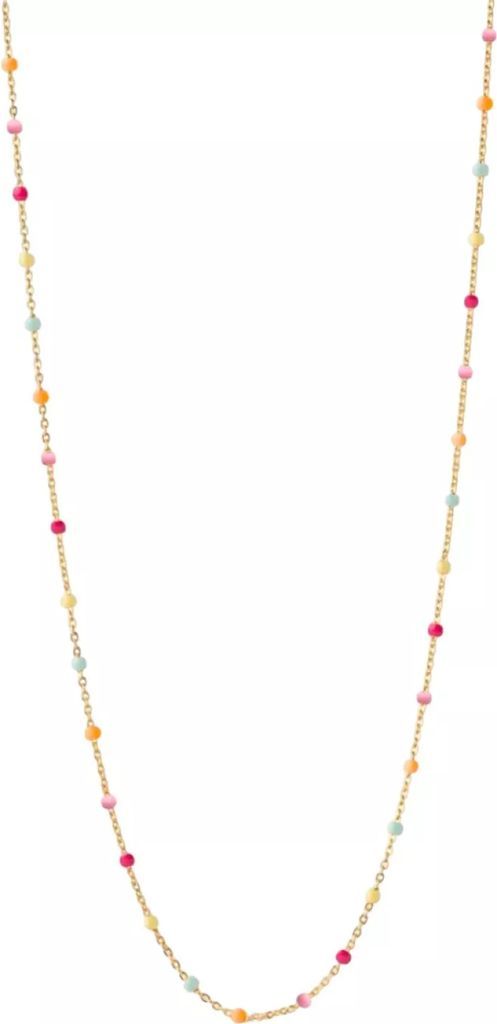 enamel halskæde lola rainbow forgyldt