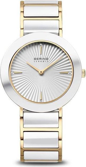 Bering Ceramic Diamond Dameur Stål Guld 11435-758