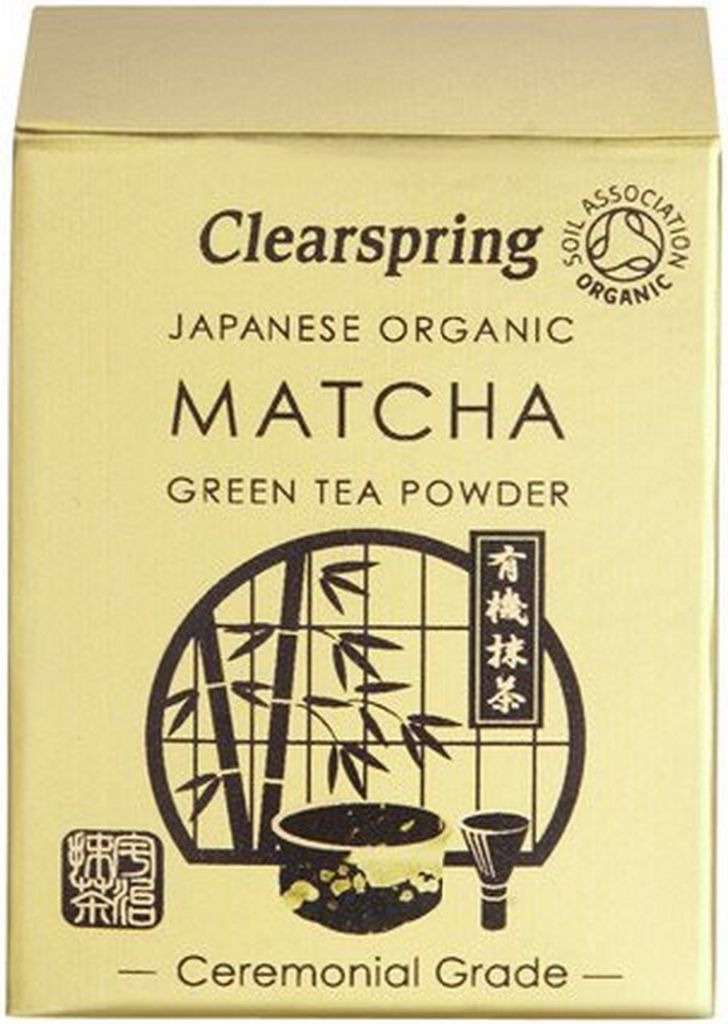 clearspring matcha grøn te pulver (ceremoni grade) 30 g