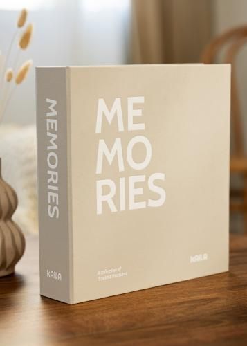 kaila fotoalbum memories grå - 1000 billeder i 10x15 cm