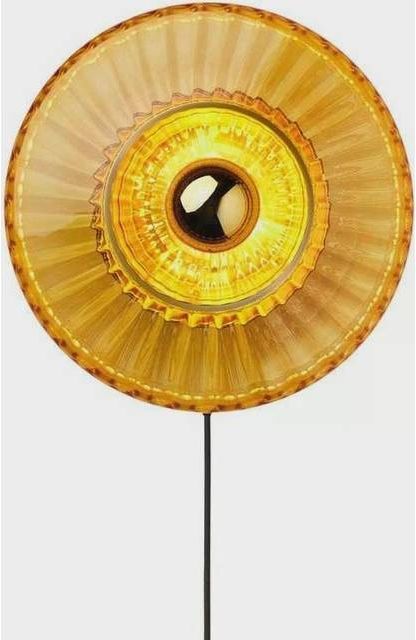 Design by us New Wave Optic XL Amber Vægarmatur ∅ 38cm