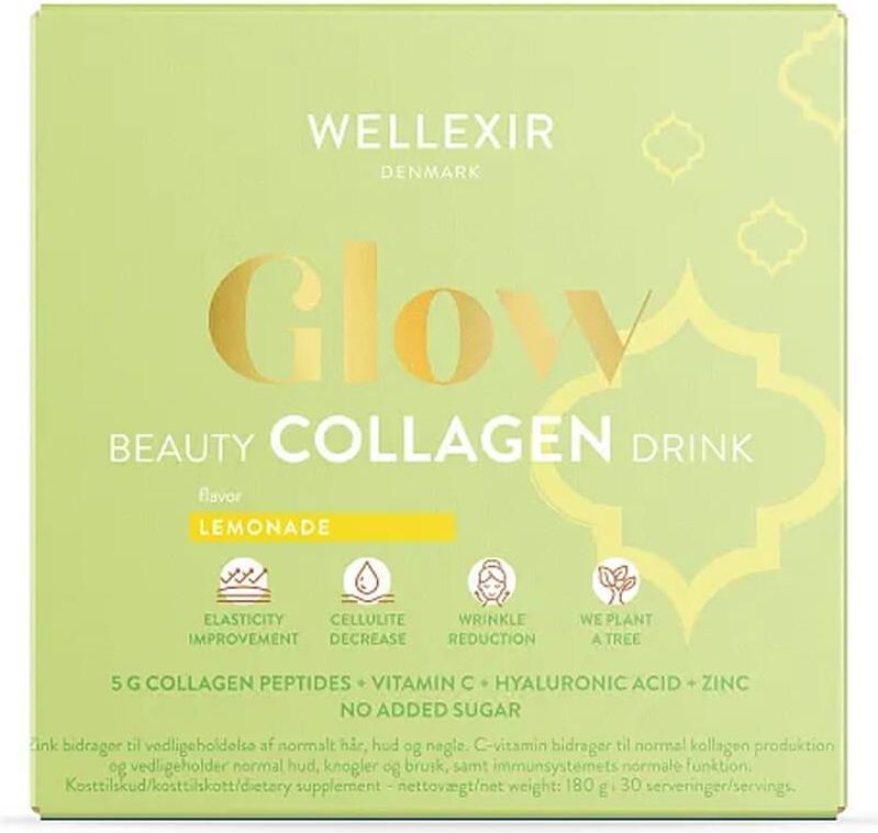 Wellexir Glow Beauty Drink Lemonade 6 g 30 stk.