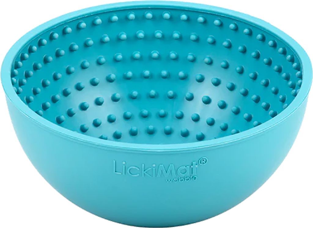 LickiMat Turquoise Wobble Dog Slow Feeder