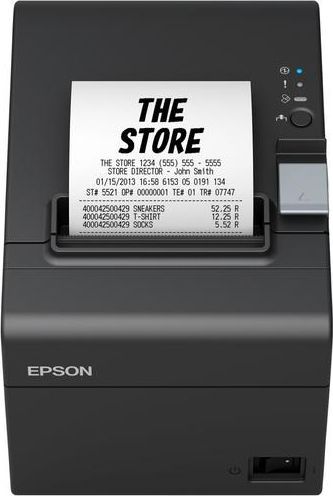Epson TM-T20III (011): USB + Serial PS Blk EU - Monokrom - Termisk inkjet