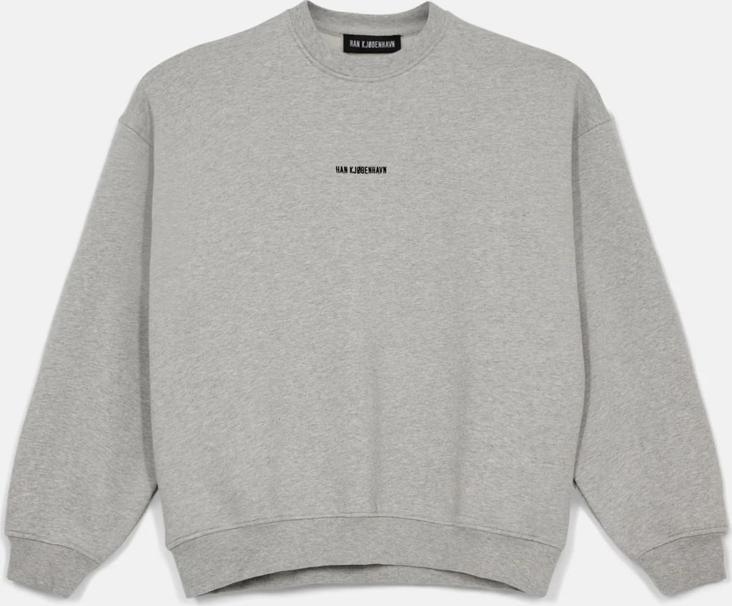 Daily Oversized Crew Neck - Grey Melange