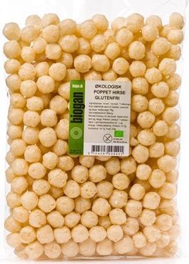 Poppet hirsekugler Økologisk - 150 gram - Biogan