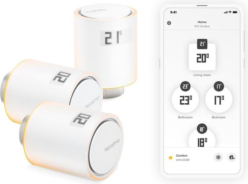 Netatmo Additional Smart Radiator Thermostat 3-Pack