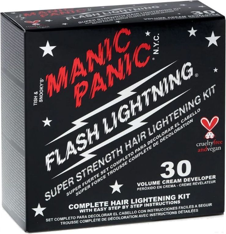 Manic Panic Flash Lightning Bleach Kit 30VOL 9% Cream Developer