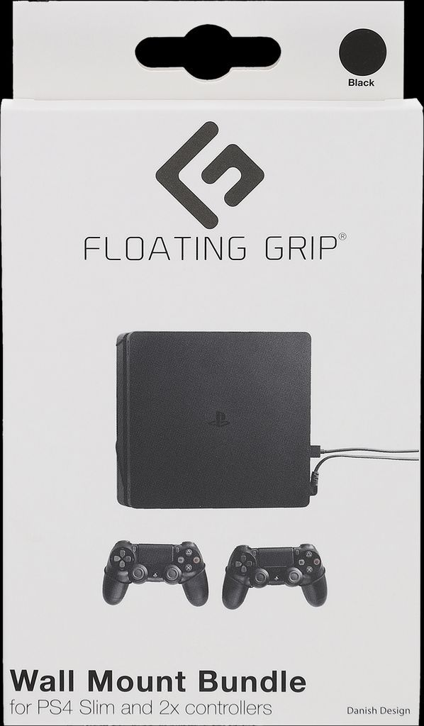 Floating Grip PS4 SLIM/Controller Vægbeslag - bundle