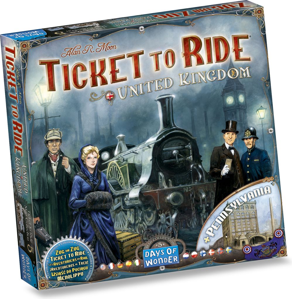 Ticket to Ride: United Kingdom & Pennsylvania