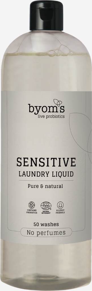 Byoms Vaskemiddel Med Probiotic Laundry Liquid 1000 ml 1L 1000ml