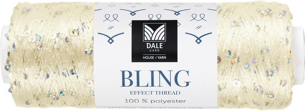 Dale Garn Bling Effekttråd Grå